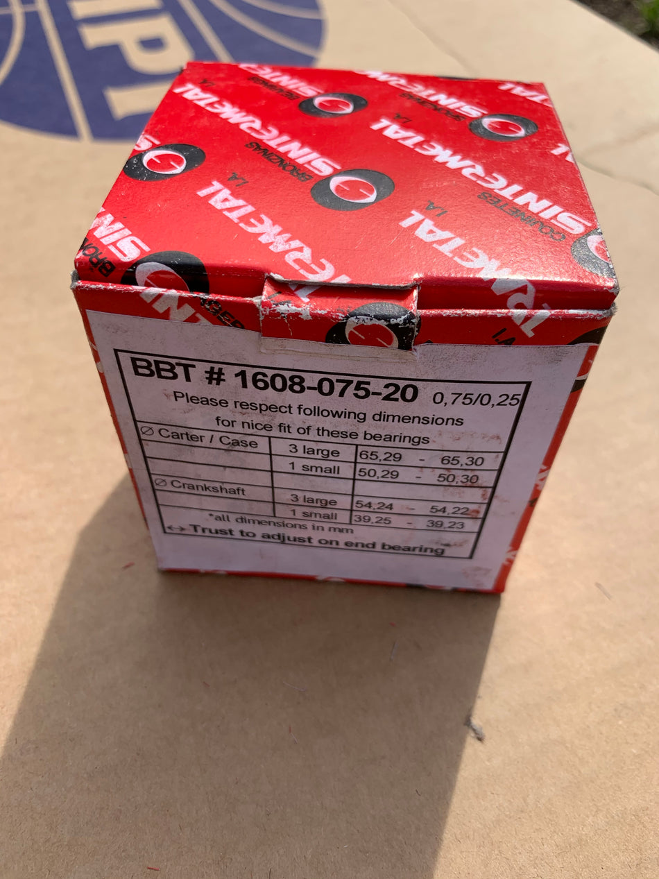 MAIN BEARINGS, Type 1 CR 0.25 / C 0.75 / T -2mm