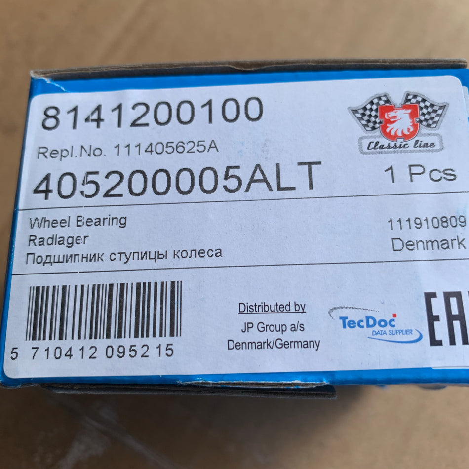FRONT INNER Wheel Bearing, Early Beetle/Ghia/T3/Split