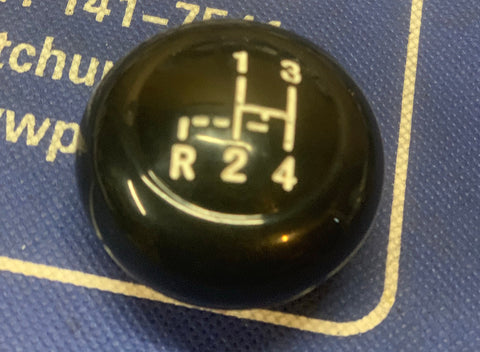 VW Shift Knob vintage speed BLACK 10mm