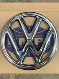 NOSE BADGE 10 INCH, STAINLESS STEEL- Kombi 1968 to 1972