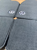 FLOOR MATS, RHD VW, BLACK