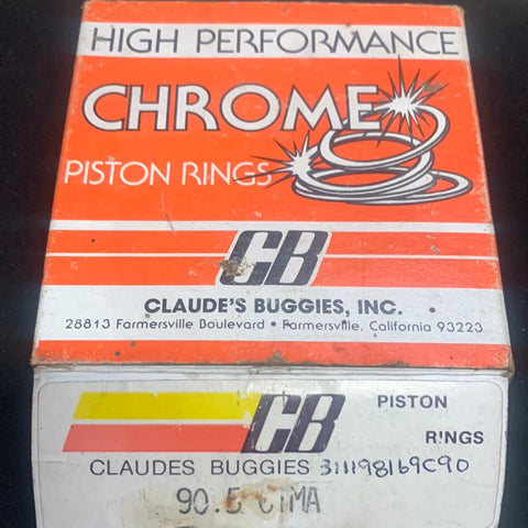 Piston ring Set, 90.5mm (1.5x2x4) *NOS