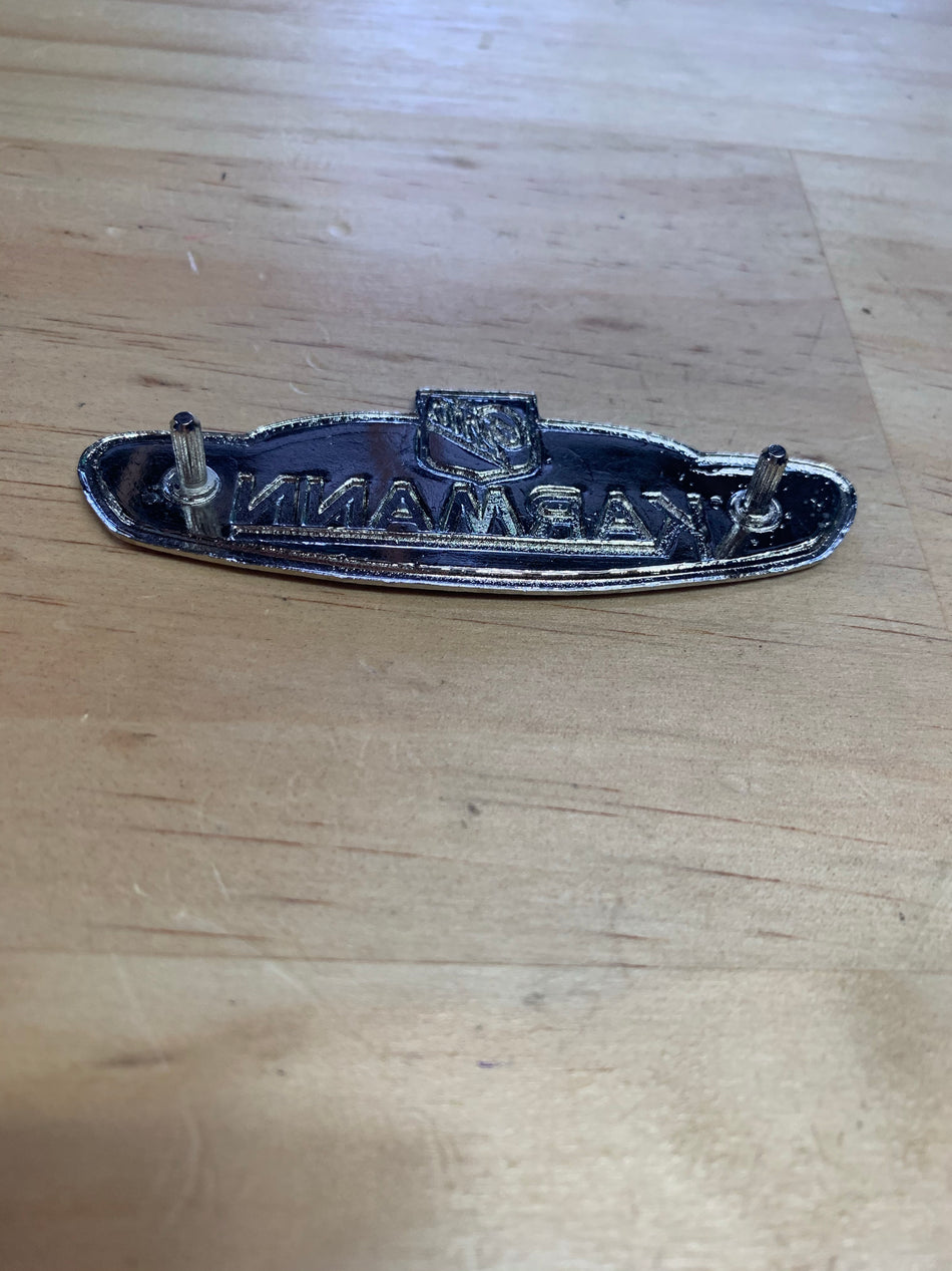 "Karmann Ghia" Badge, 1960-74