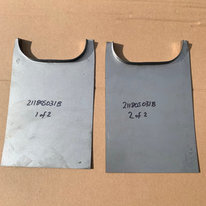 Front Indicator Blanking Plates, Kombi 72-79