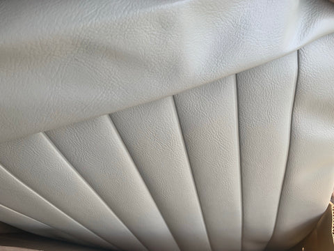 Seat Covers off-white SMOOTH VINYL, Beetle 1968-69