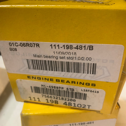 Main bearing set std/1.0/2.00