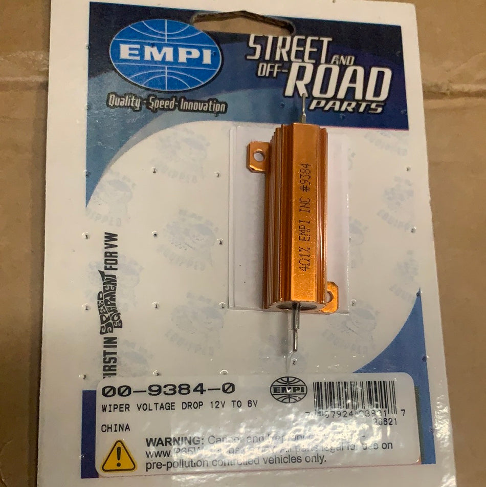 Wiper Voltage Drop 12v to 6v