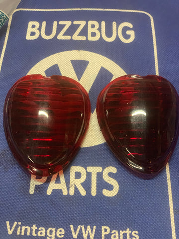 Brake Light Lens HEART SHAPE, Beetle