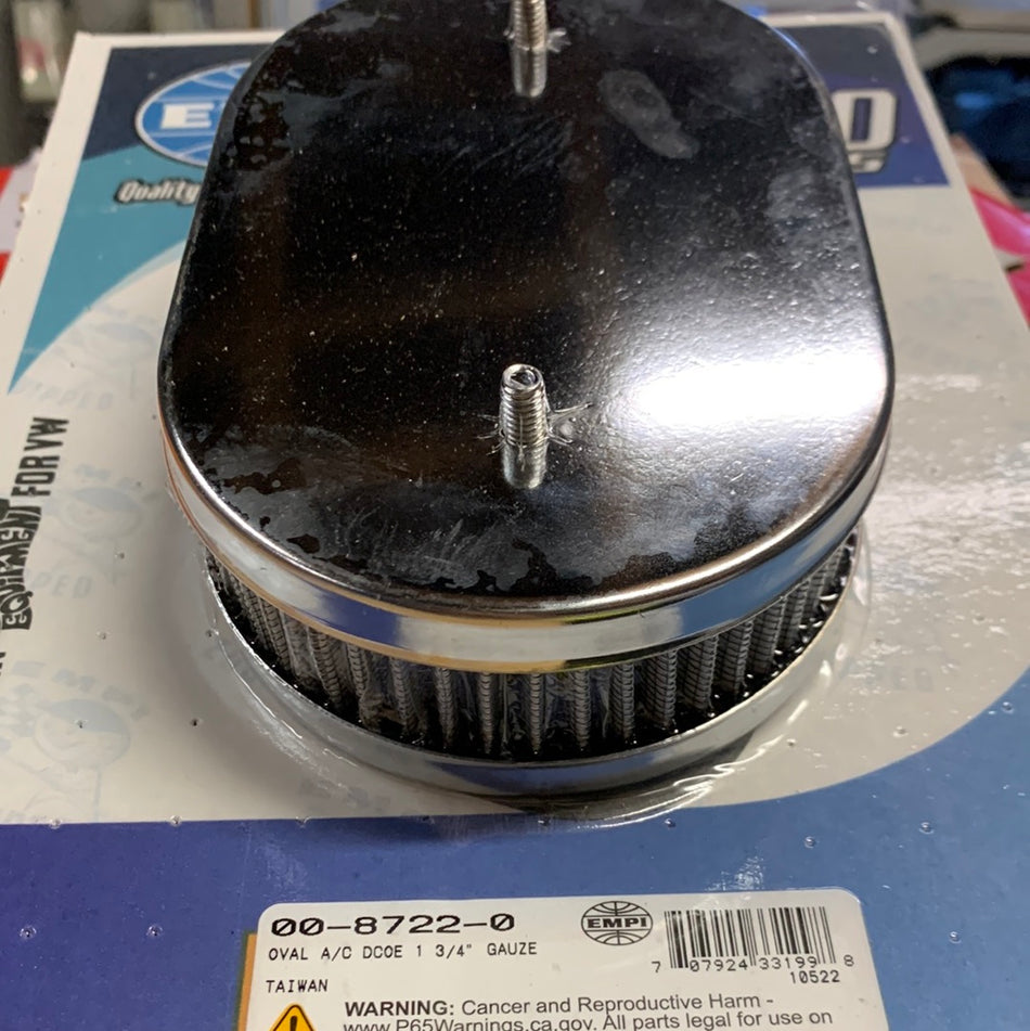 Air Filter, 38-45 DCOE Weber Carburetors