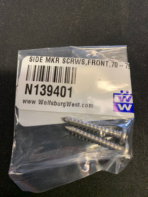 side reflector screws (Pair) , Kombi 1968+