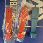 Heater Lever set Red/Blue, Kombi 1974-79