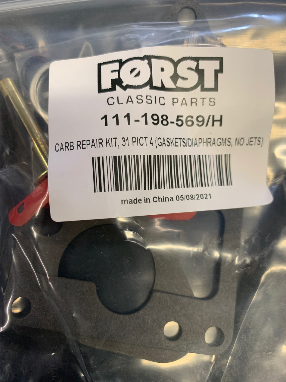 CARB Repair Kit, Beetle 1973-79