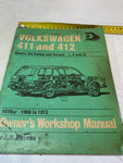 USED Workshop Manual, 411 / 412 1968-1973