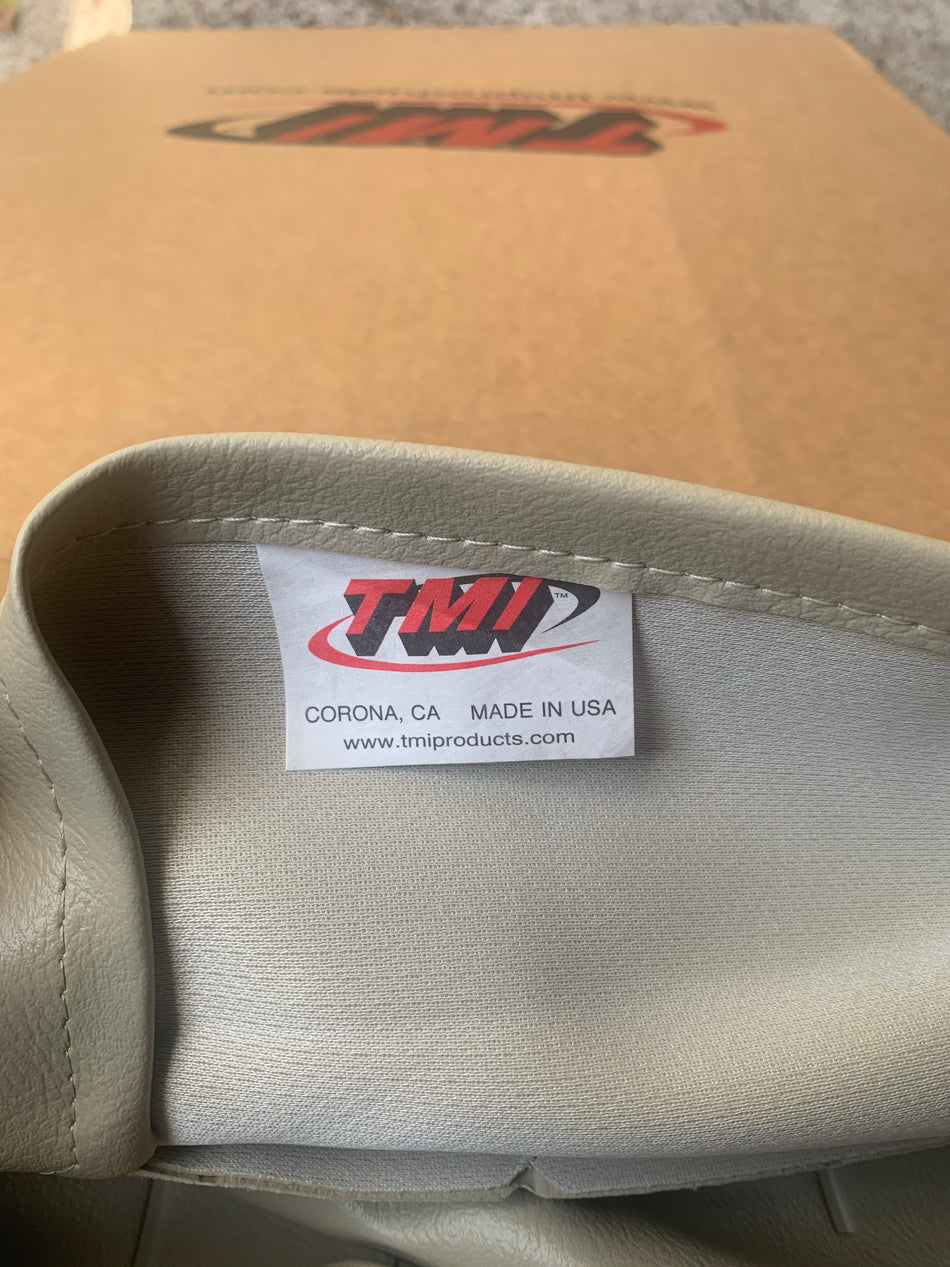 Seat Covers off-white SMOOTH VINYL, Beetle 1968-69