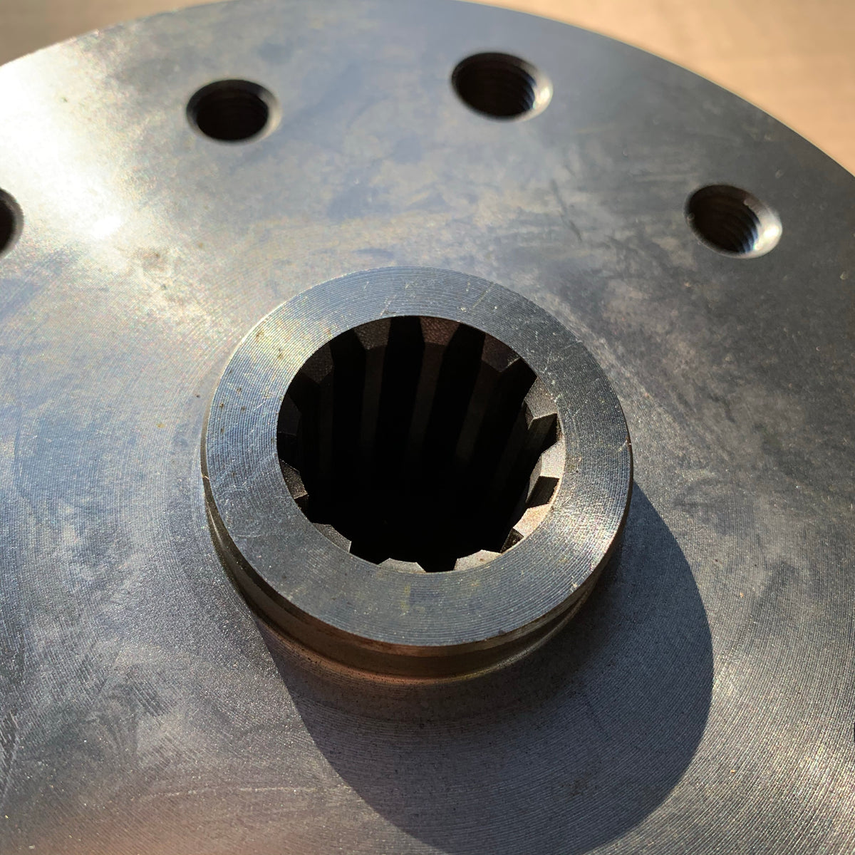 Wisconsin Engine Rotor Bug REAR Brake Rotor (Double Drilled 5lug), Beetle/Ghia – Buzzbug VW Parts