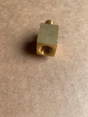 Brass T adapter 1/8" Oil Pressure/Temp