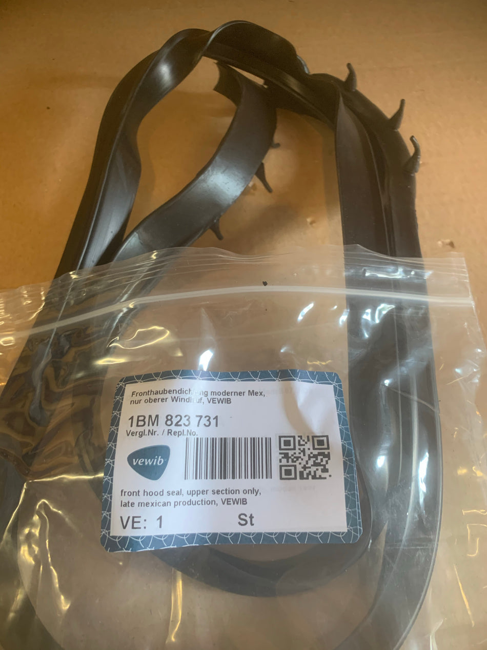 Front Hood Seal, UPPER SECTION ONLY