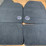 FLOOR MATS, RHD VW, BLACK